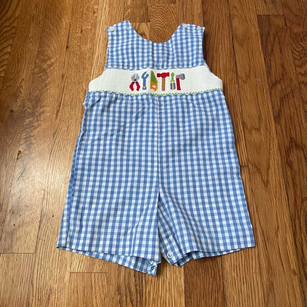 Tools Gingham Coveralls
